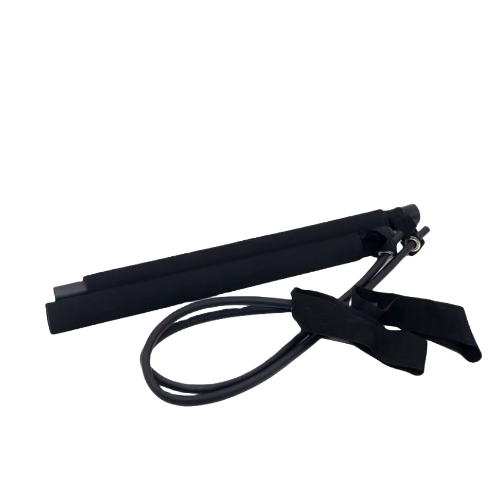 Pilates Stick with Resistance Bands for Home Workouts