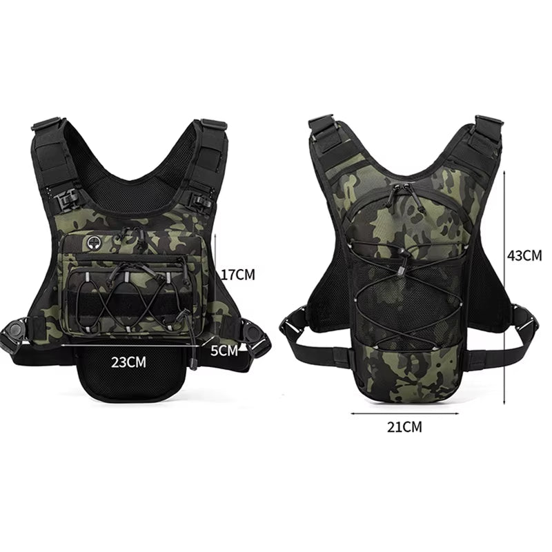 Running Chest Pack Hydration Vest for Cycling Hiking