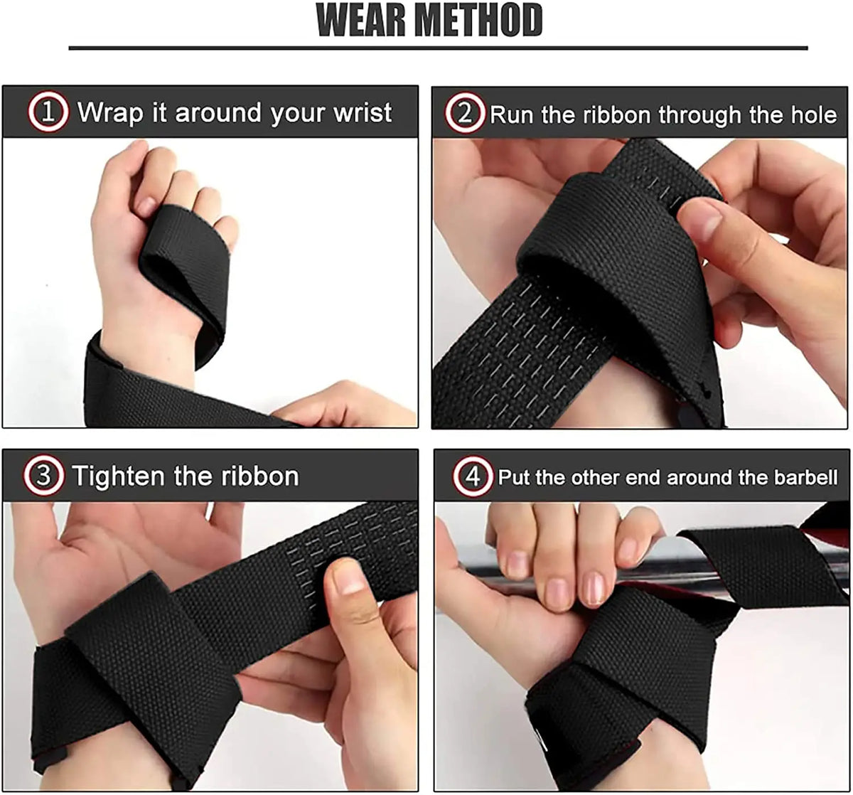 Weightlifting Wrist Straps for Gym Training