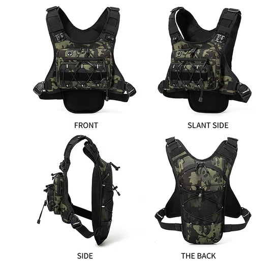 Running Chest Pack Hydration Vest for Cycling Hiking