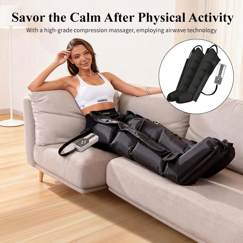 Rechargeable Air Compression Leg Massager