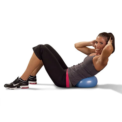 25Cm Pilates Ball Explosion-Proof Yoga Core Ball Indoor Balance Exercise Gym Ball for Fitness Pilates Equipment