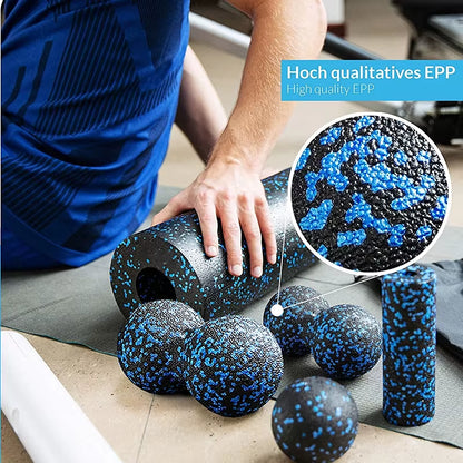 5-Piece Foam Roller & Massage Set