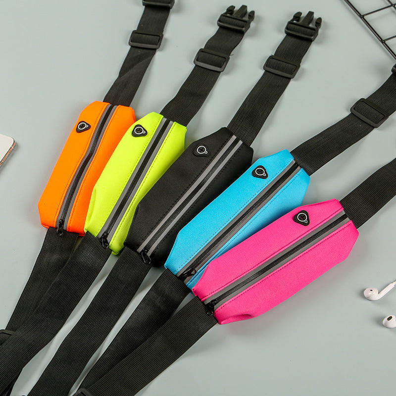 Invisible Men'S and Women'S Running Belts Fitness Equipment Thin Waterproof Small Bag