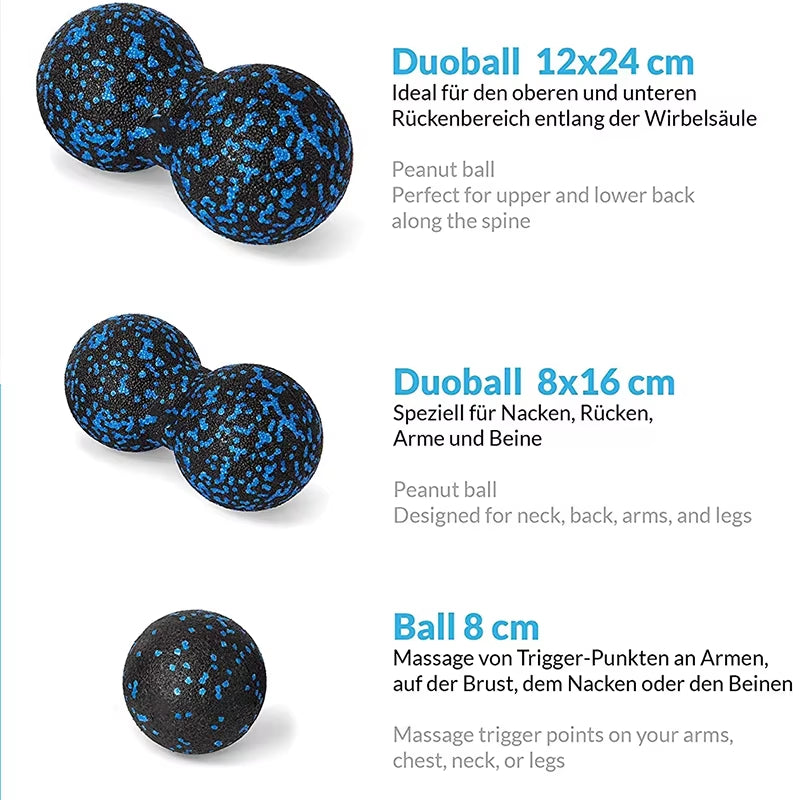 5-Piece Foam Roller & Massage Set