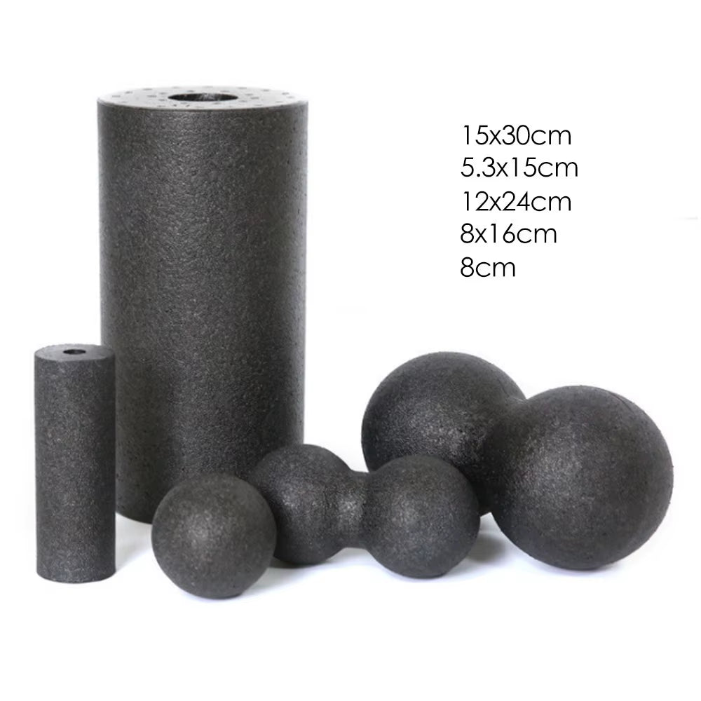 5-Piece Foam Roller & Massage Set
