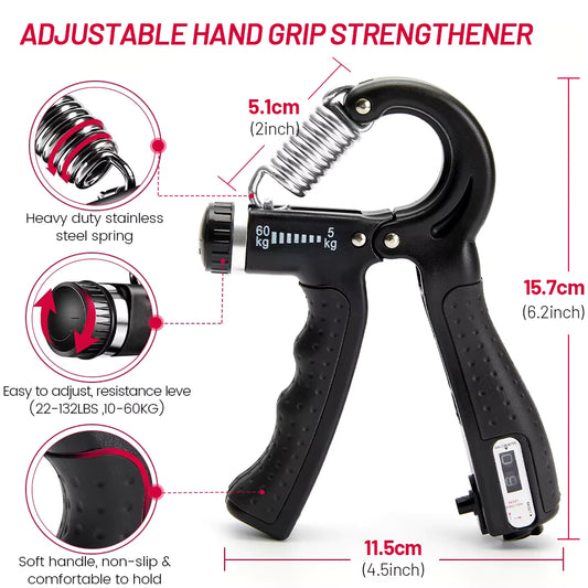 Adjustable Hand Gripper for Grip Strength