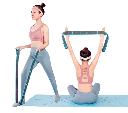 Yoga Stretching Strap with Loops
